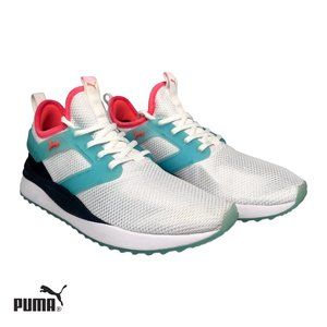 Puma Women's Parcel Next Excel Shoes 371821-01 White / Blue / Black / Salmon